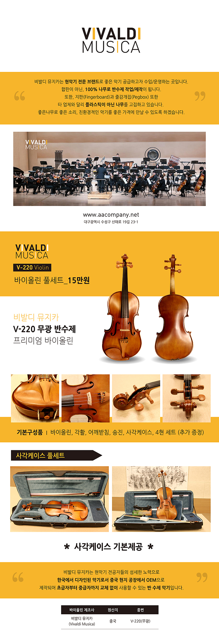v220 바이올린